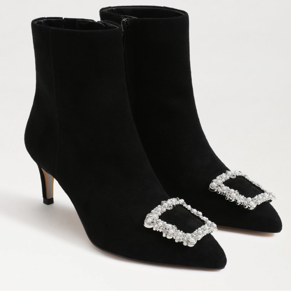NWOB Sam Edelman ULISSA LUSTER ANKLE BOOTIE Size 6.5